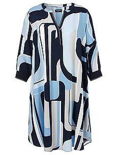 Kleid V-Ausschnitt Via Appia Due blau günstig online kaufen