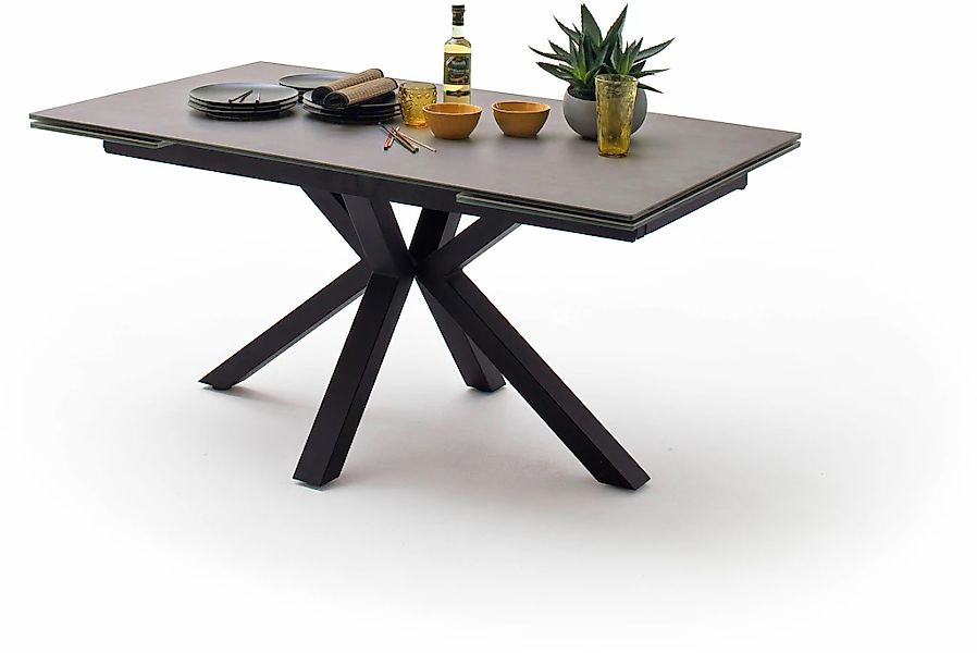 MCA furniture Esstisch "Nagano" Esstisch Glas-Keramik mit Stirnauszug günstig online kaufen