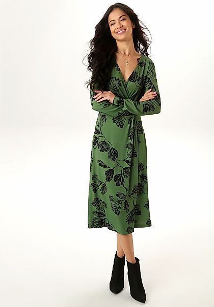 Aniston SELECTED Jerseykleid in Wickeloptik günstig online kaufen