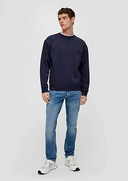 QS Stoffhose Jeans Rick / Slim Fit / Mid Rise / Slim Leg Label-Patch, Wasch günstig online kaufen