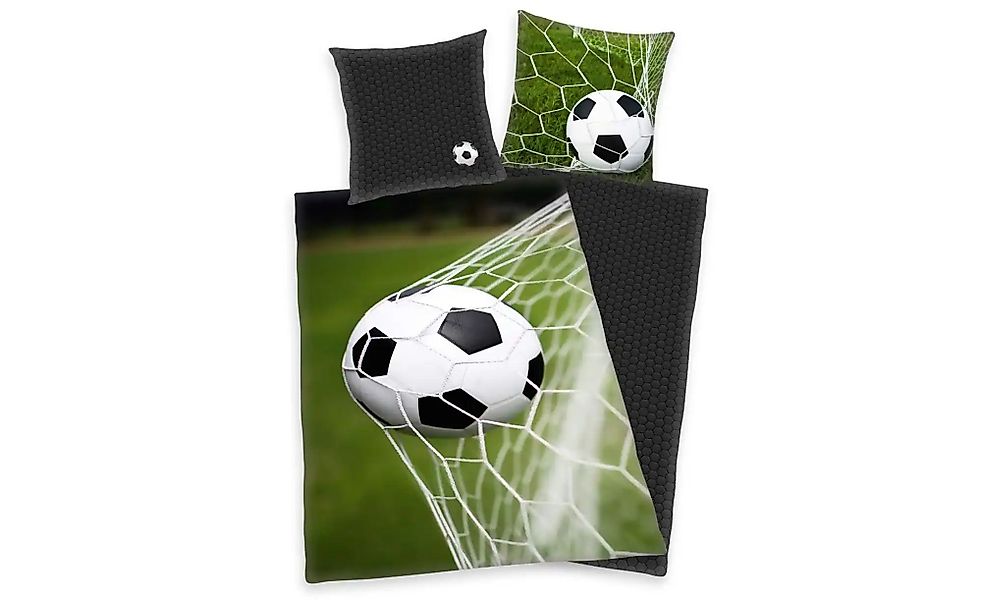 Herding Bettwäsche-Set  Fußball Tor ¦ mehrfarbig ¦ Maße (cm): B: 135 H: 1 B günstig online kaufen