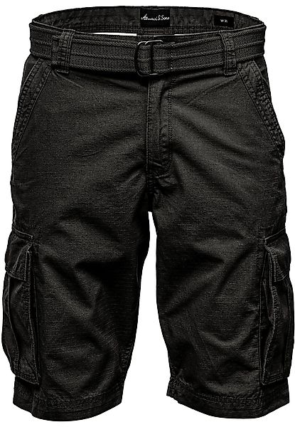 Amaci&Sons Cargoshorts MIDFIELD Chinoshort inkl. Gürtel günstig online kaufen