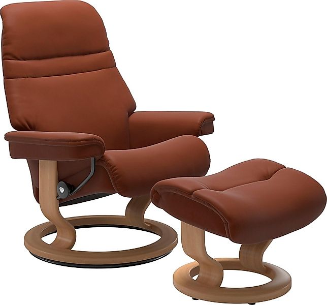 Stressless Relaxsessel "Sunrise" Set, Relaxsessel mit Hocker, mit Classic B günstig online kaufen