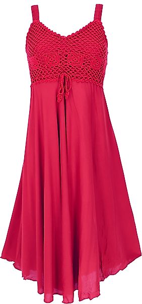 Guru-Shop Midikleid Boho Minikleid, Häkelkleid, Sommerkleid,.. günstig online kaufen
