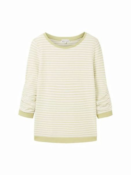 TOM TAILOR Sweatshirt striped jacquard swe günstig online kaufen