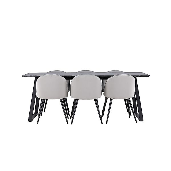 ebuy24 Essgruppe Malaga Essgruppe Esstisch 90x200cm günstig online kaufen