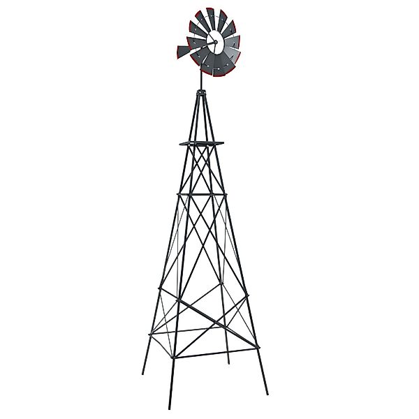 COSTWAY Deko-Windrad, Windmühle aus Metall, mit günstig online kaufen
