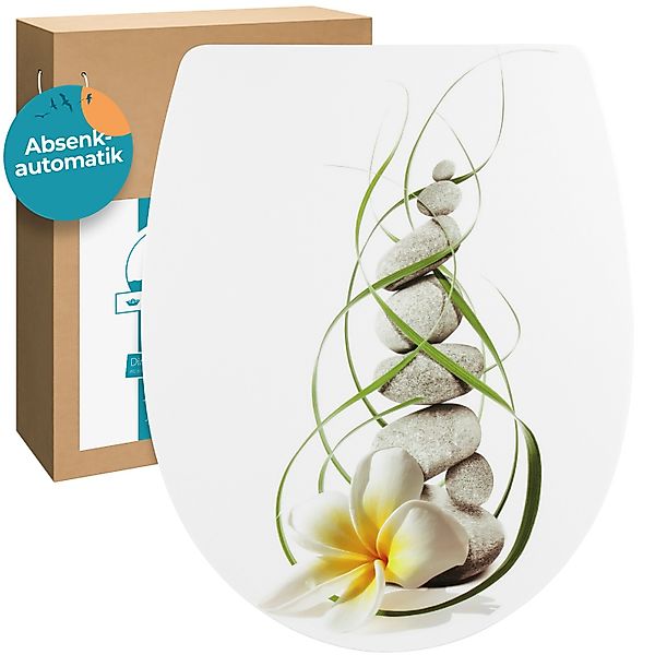 Calmwaters WC-Sitz Motiv Wellness, Motiv Plumeria, günstig online kaufen