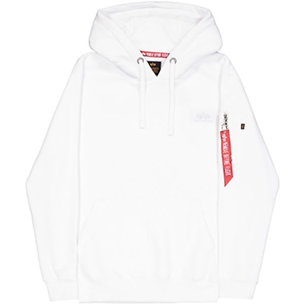 Alpha Industries  Sweatshirt Backprint Hoodie  - white günstig online kaufen