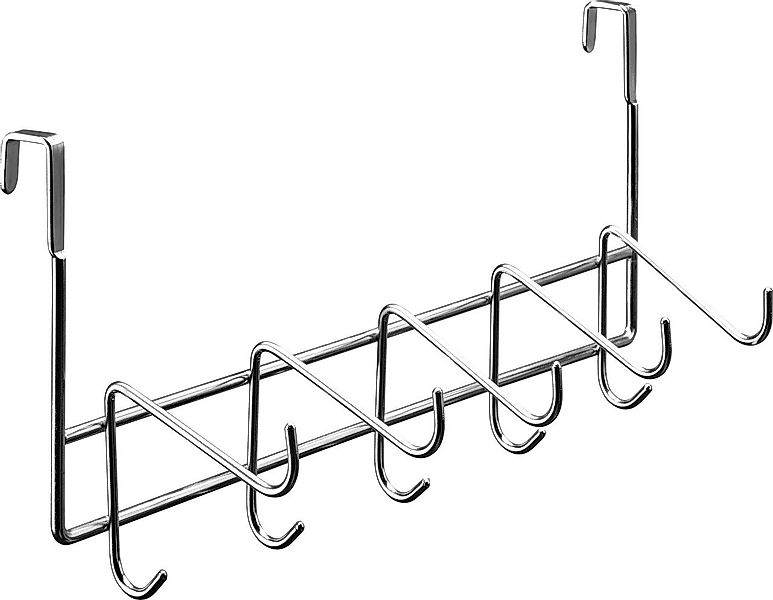 Hettich Garderobenleiste Hettich Türgarderobe 5 Doppelhaken 43,0 x 15,5 x günstig online kaufen