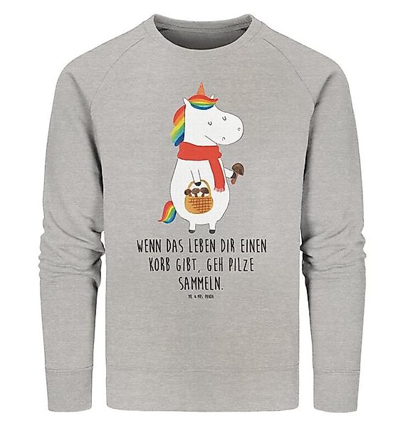 Mr. & Mrs. Panda Longpullover Einhorn Pilz Größe S - Heather Grey - Geschen günstig online kaufen