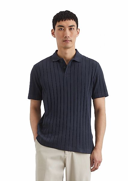 Marc OPolo Poloshirt "mit breiter Rippstruktur" günstig online kaufen