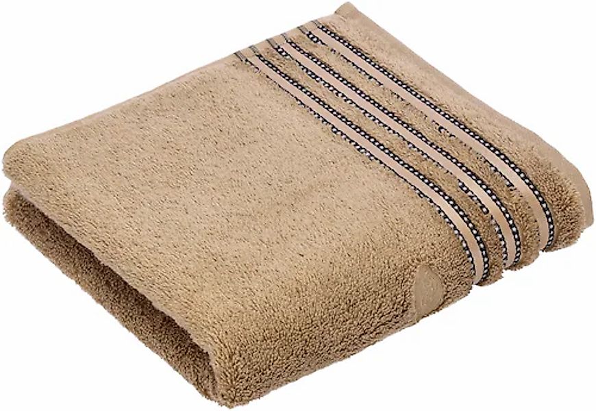 Vossen Badetuch »Cult de Luxe«, (1 St., Badetuch 67 x 140 cm), mit Glanzbor günstig online kaufen