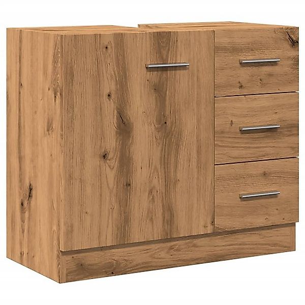 vidaXL Schrankmodule Waschbeckenschrank Artisan-Eiche 63x30x54 cm Holzwerks günstig online kaufen