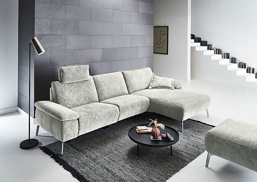 Home affaire Ecksofa "Bellini L-Form" teilmotorische Relaxfunktion an 1 Ele günstig online kaufen