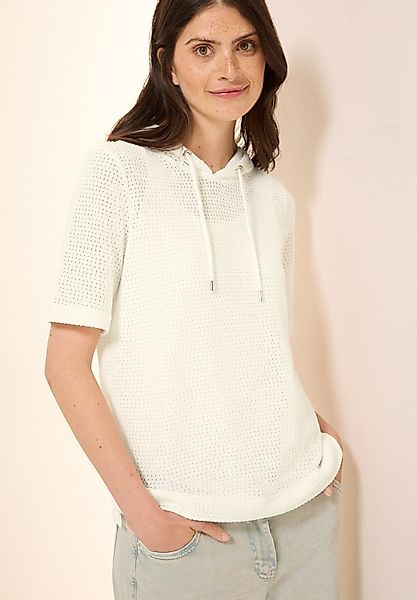 CECIL Kurzarmpullover mit Kapuze und in günstig online kaufen