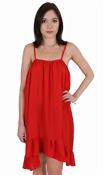 Sarcia.eu Sommerkleid Rotes Sommerkleid mit Rüschen JOHN ZACK XL günstig online kaufen
