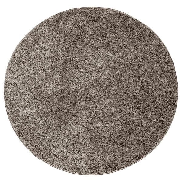 vidaXL Teppich Istan Hochflor Glänzend Grau  160 Cm 1931435 günstig online kaufen