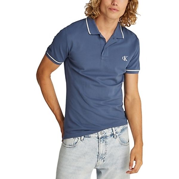Calvin Klein Jeans  Poloshirt TIPPING SLIM POLO J30J315603L1C günstig online kaufen