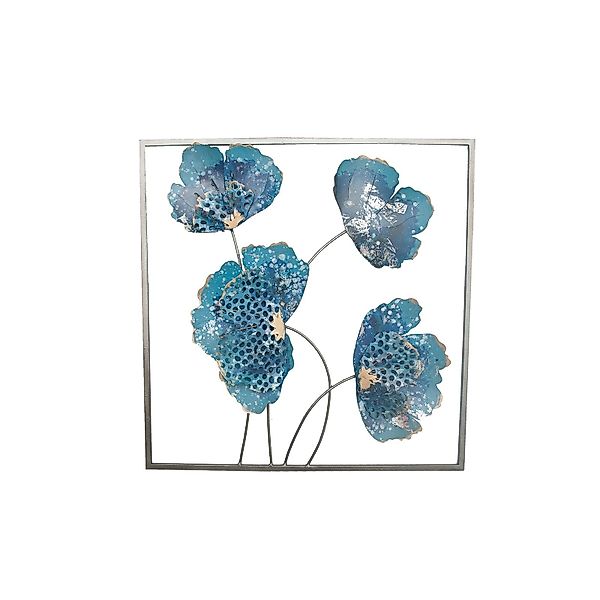 NTK-Collection Wanddekoobjekt Wanddeko Blue Flower (Stück, günstig online kaufen