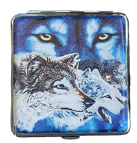 Westernlifestyle Aufbewahrungsbox Zigarettenetui Wolf Adler günstig online kaufen