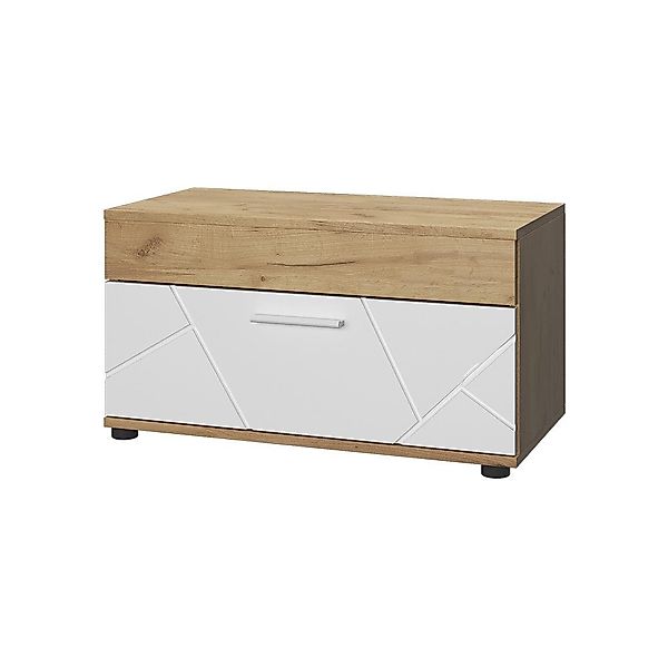 Vicco Bücherregal Berno, Goldkraft Eiche/Weiß, 70.8 günstig online kaufen