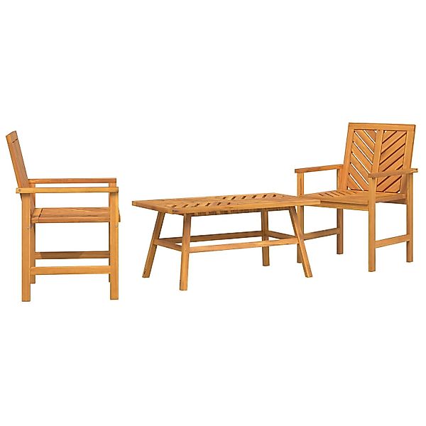 vidaXL 3-Teilige Garten Lounge Set Massivholz Akazie 3154131 günstig online kaufen
