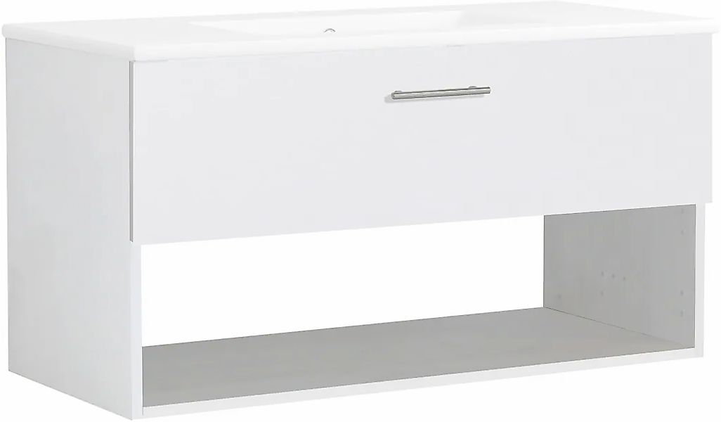 welltime Waschtisch "Trento Light mit Keramik-Auflagebecken", 1 Auzug und 1 günstig online kaufen
