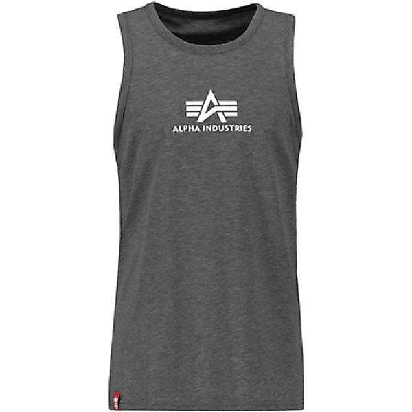 Alpha Industries  Tank Top Basic Tank - charcoal heather/white günstig online kaufen