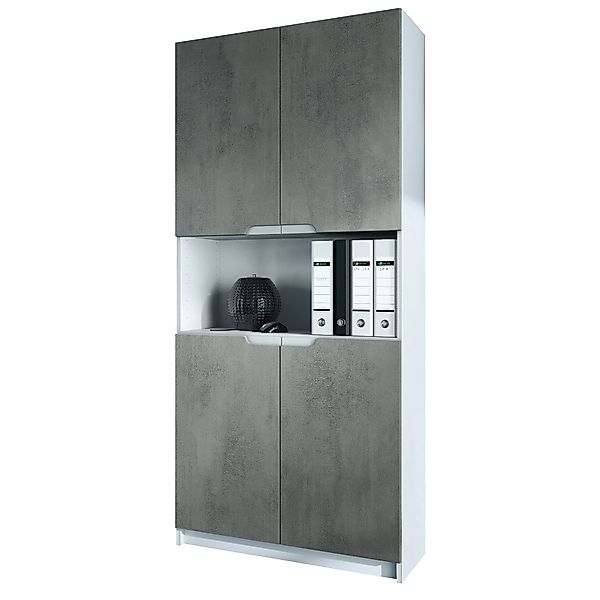 Vladon Aktenschrank Logan V2 (Aktenschrank, mit günstig online kaufen