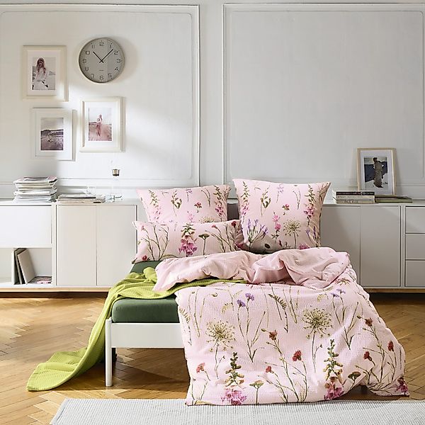 REDBEST Bettwäsche Bettwäsche, Seersucker, Blumen günstig online kaufen