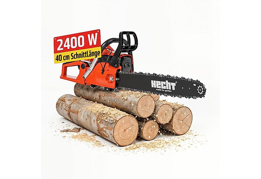 Hecht Elektro-Kettensäge 2250, 45,8 cm Schwertlänge, 2400 Watt, Soft-Start, günstig online kaufen