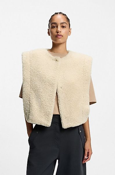 BOSS ORANGE Fellimitatweste Cosila Premium Damenmode im Teddy-Look, verdeck günstig online kaufen