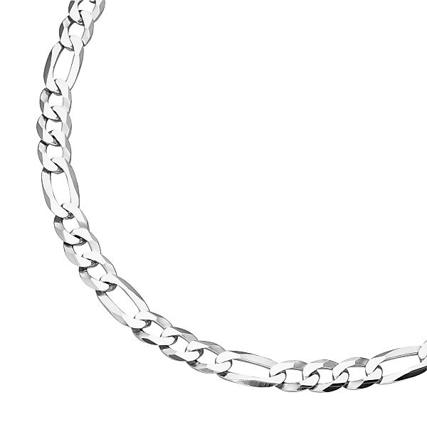 Smart Jewel Silberkette Figarokette 3/1 diamantiert, günstig online kaufen