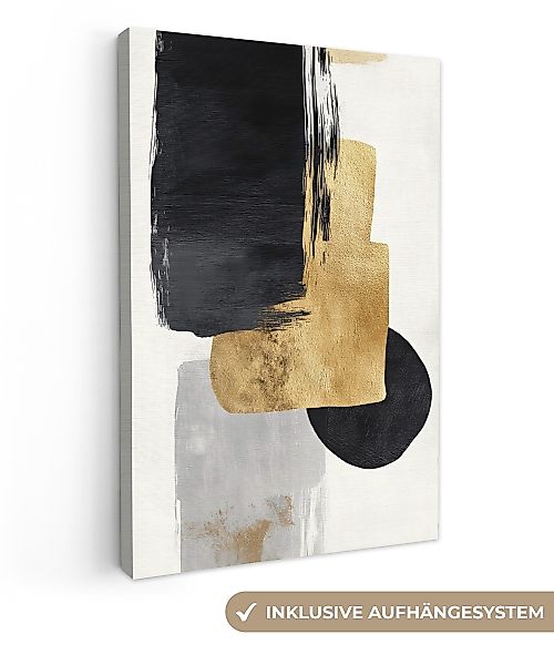 OneMillionCanvasses® Leinwandbild Gold - Rechtecke - günstig online kaufen