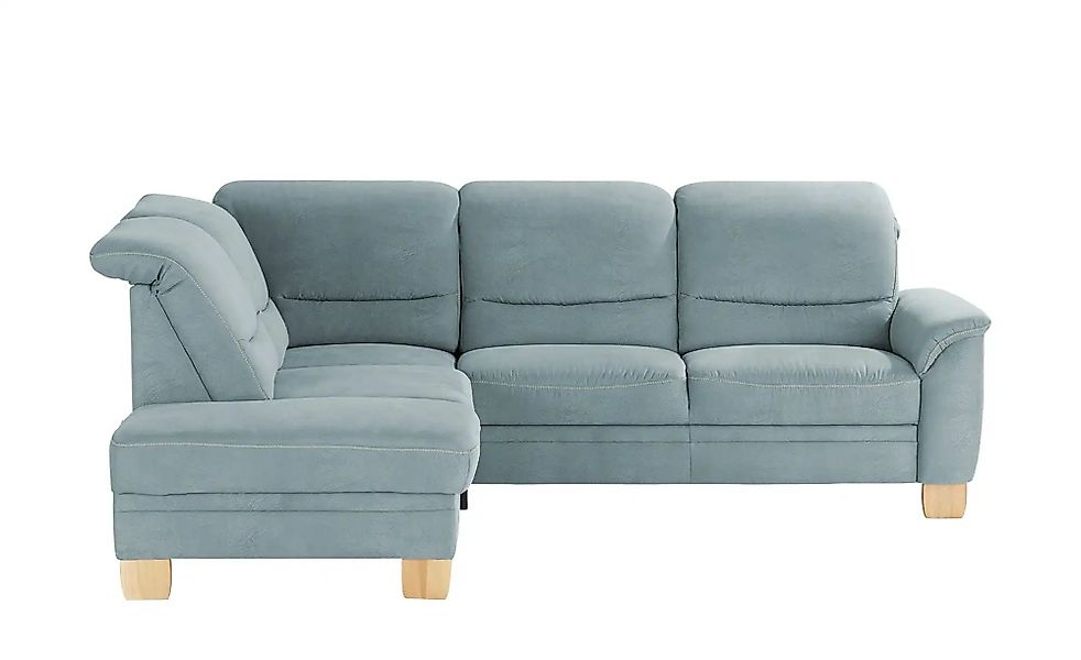 meinSofa Ecksofa  Liva ¦ blau ¦ Maße (cm): B: 254 T: 224.0 Polstermöbel > S günstig online kaufen