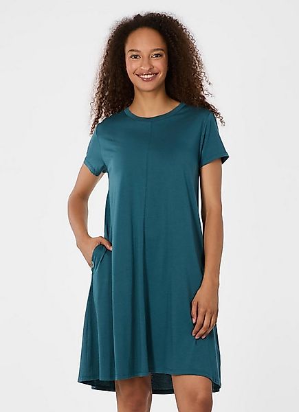 Ragwear Jerseykleid CHICKIE Fließende Baumwoll-Modal-Mischung mit Eingrifft günstig online kaufen