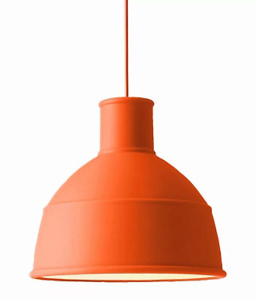 Pendelleuchte Unfold plastikmaterial orange / Silikon - Muuto - Orange günstig online kaufen