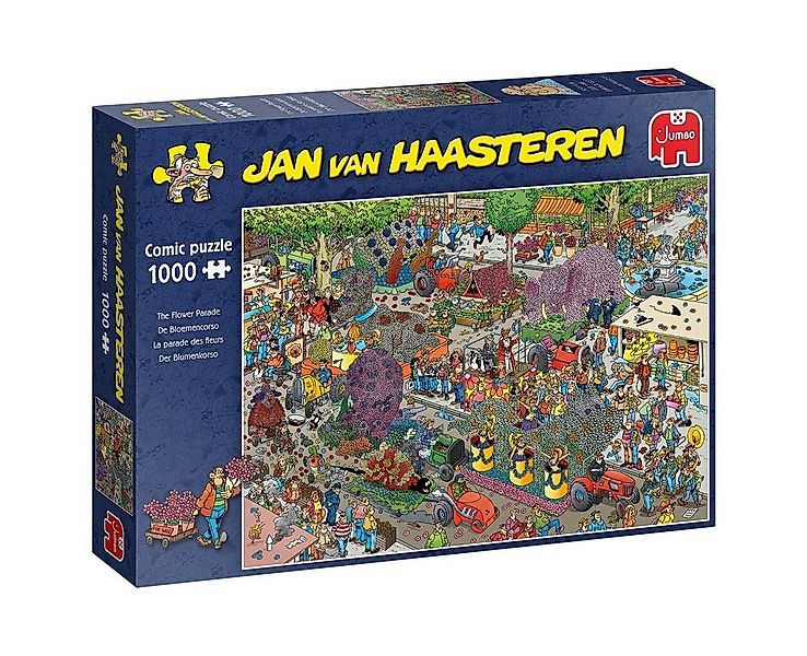 Jan van Haasteren Puzzle JUMBO 19071 Jan van Haasteren Der Blumenkorso 1000 günstig online kaufen