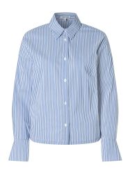 MORE&MORE Langarmbluse Baumwollstretch-Kurzbluse günstig online kaufen