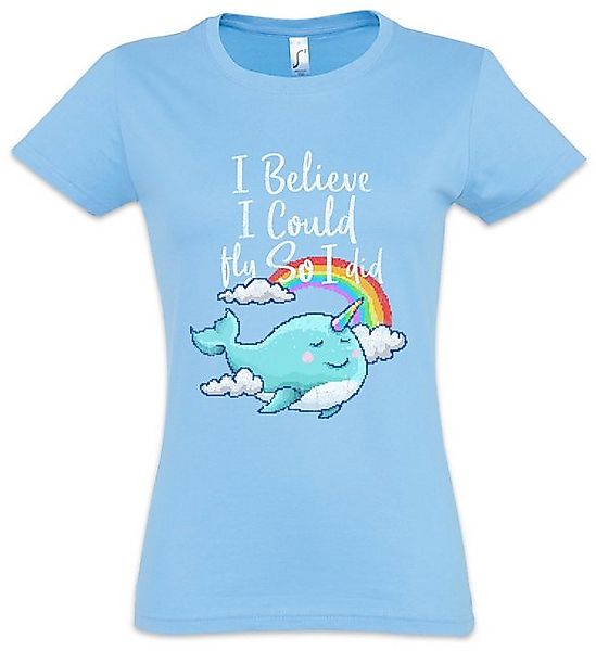 Urban Backwoods Print-Shirt I Believe I Could Fly So I Did Damen T-Shirt Pi günstig online kaufen