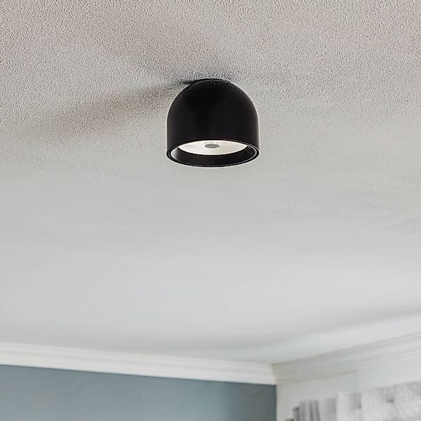 FLOS Deckenleuchte Wan in Schwarz günstig online kaufen