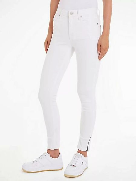 Tommy Jeans Skinny-fit-Jeans Nora Mid Rise Skinny Fit mit Reißverschlüssen günstig online kaufen