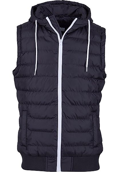 URBAN CLASSICS Jerseyweste Urban Classics Herren Small Bubble Hooded Vest ( günstig online kaufen