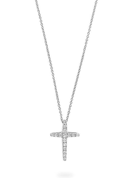 CHRIST Collier CHRIST Damen-Kette 16 Diamant Kreuz günstig online kaufen