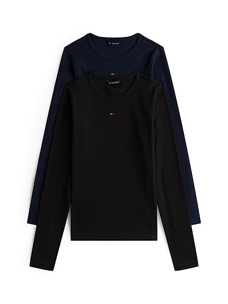 Tommy Jeans Langarmshirt TJW 2PACK SLIM ESSENTIAL RIB LS (Packung, 2-tlg., günstig online kaufen