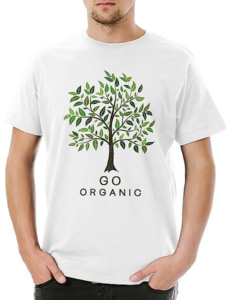 Urban Backwoods Print-Shirt Go Organic Tree Herren T-Shirt Bio Vegan Vegeta günstig online kaufen