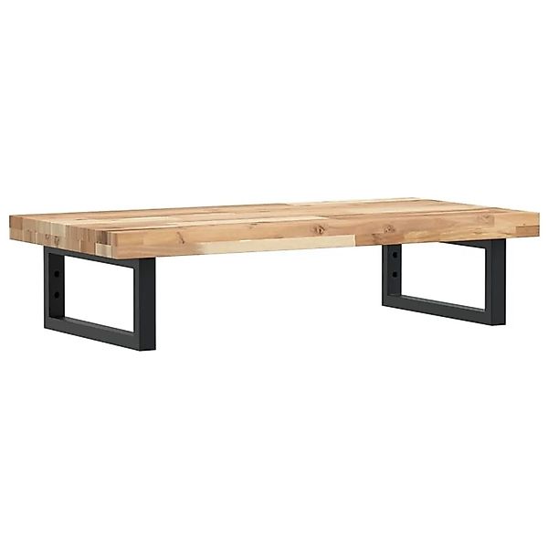 vidaXL Waschbeckenregal Wandmontage Stahl und Akazienholz 3302689 günstig online kaufen