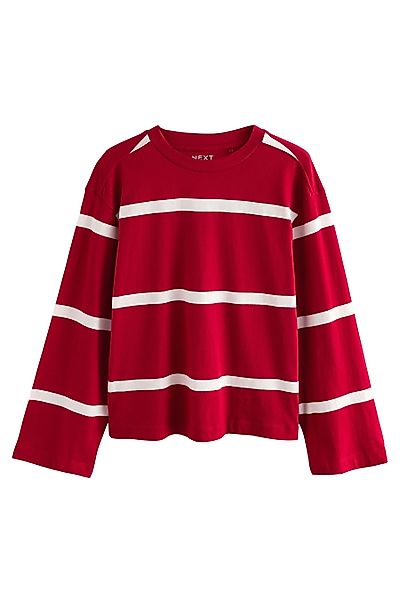 Next T-Shirt Relaxed Fit Langarmshirt mit günstig online kaufen