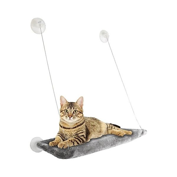 Flamingo Katzen-Hängematte Fensterhängematte Chill grau günstig online kaufen